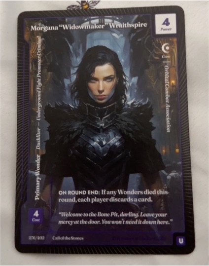 2025 Wonders of the First #286 Morgana "Widowmaker" Wraithspire — front