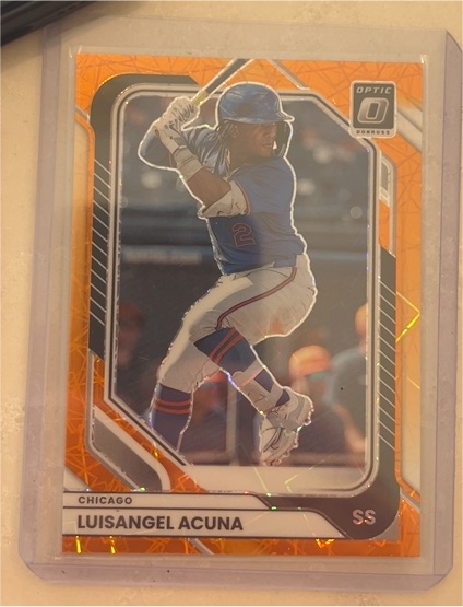 2026 Donruss Optic #8 Luisangel Acuna — front