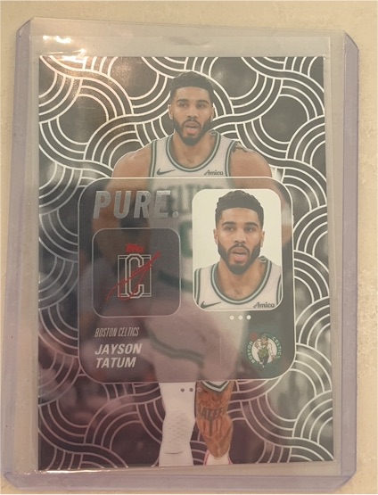 2026 Topps Signature Class Pure #PU-6 Jayson Tatum — front