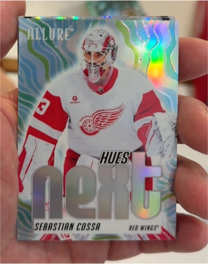 2025-26 Upper Deck Allure #HN-13 Sebastian Cossa Hues Next? — front