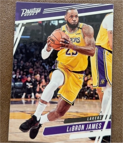 2019-20 Panini Prestige #75 LeBron James — front