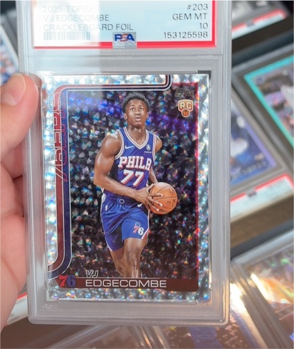 2025 Topps #203 VJ Edgecombe — front