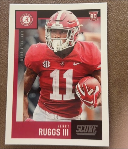 2020 Panini Score #424 Henry Ruggs III — front