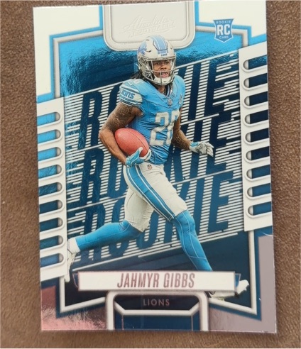 2023 Panini Absolute #108 Jahmyr Gibbs Detroit Lions Rookie — front