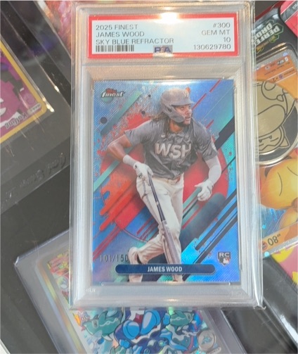 2025 Topps Finest #300 James Wood — front