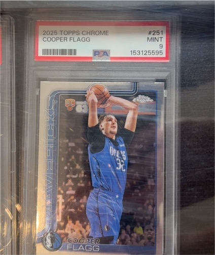 2025 Topps Chrome #251 Cooper Flagg — front