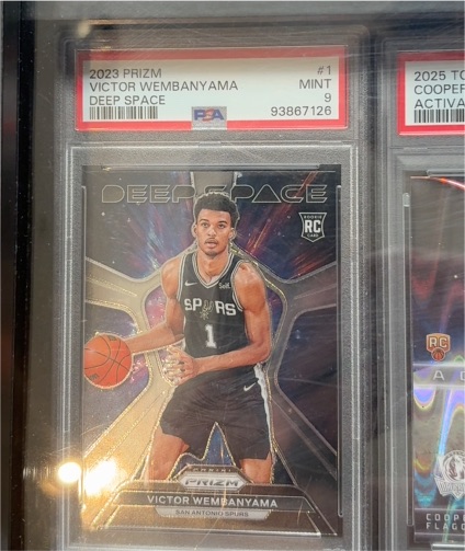 2023 Panini Prizm #1 Victor Wembanyama Deep Space — front