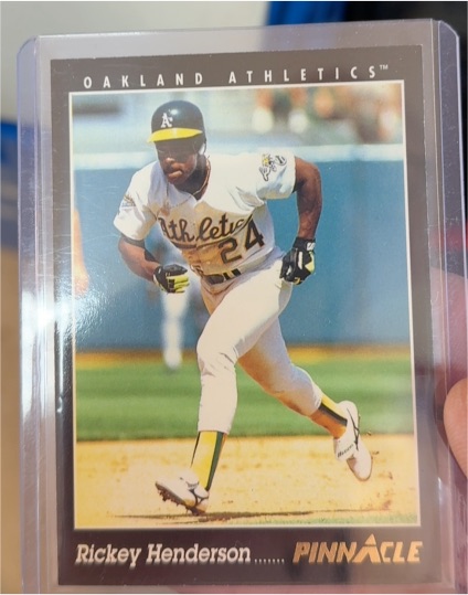 1993 Pinnacle #29 Rickey Henderson — front