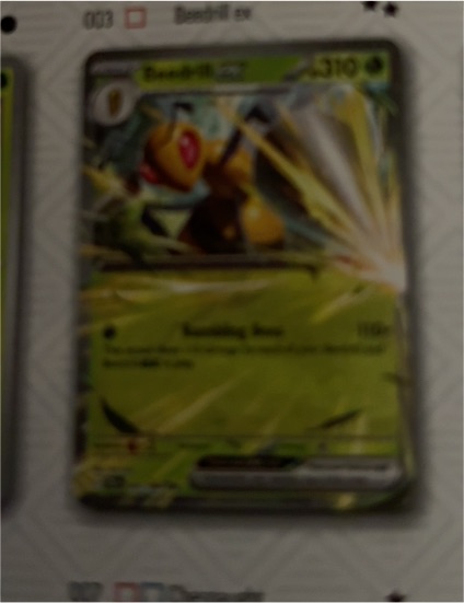 2026 Pokemon TCG Beedrill EX 003/086 Chaos Rising — front