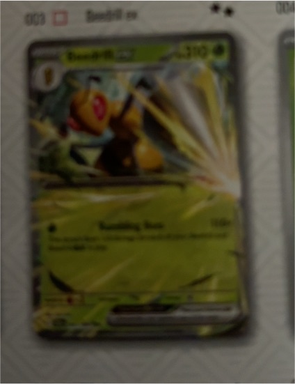 2017 Pokémon TCG Crimson Invasion #003 Beedrill EX — front