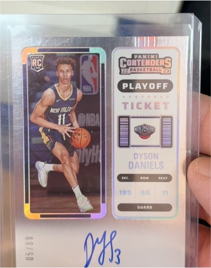 2022-23 Panini Contenders #142 Dyson Daniels — front