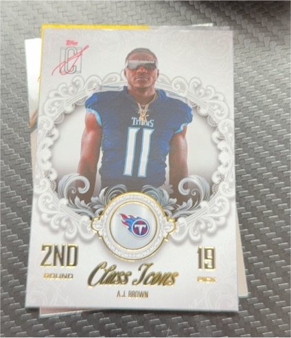 2025 Topps Signature Class #CI-11 A.J. Brown — front