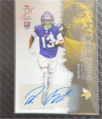 2025 Topps Signature Class #134 Tai Felton — front