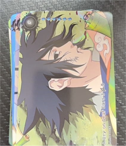 2026 Kayou Naruto Series 3 #NRSA03-R-030L1 Sasuke Uchiha A Cry on Deaf Ears — front