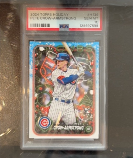 2024 Topps Holiday #H136 Pete Crow-Armstrong — front