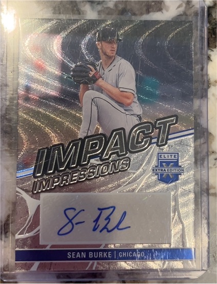 2023 Panini Elite Extra Edition #II-SBK Sean Burke Impact Impressions — front