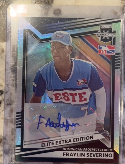 2022 Panini Elite Extra Edition #195 Fraylin Severino — front