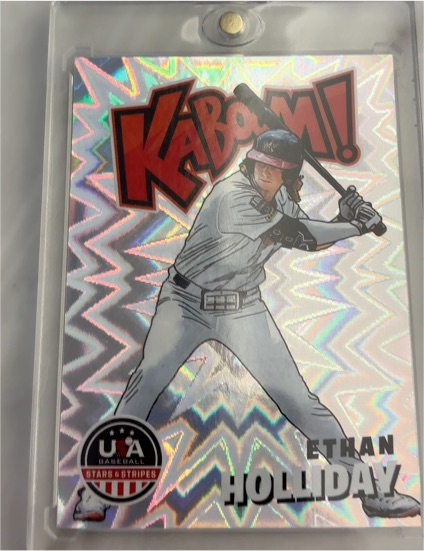 2024 Panini Stars & Stripes #2 Ethan Holliday Kaboom! — front