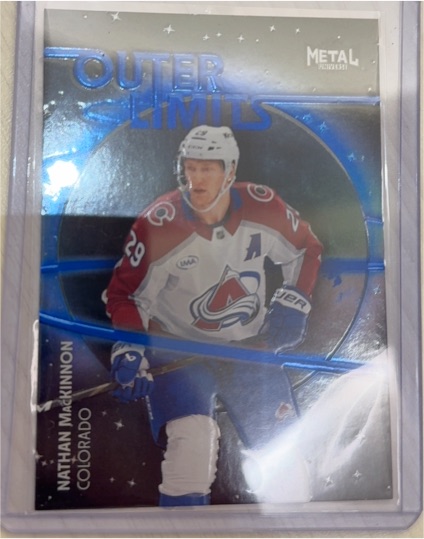 2025-26 SkyBox Metal Universe #OL-5 Nathan MacKinnon — front