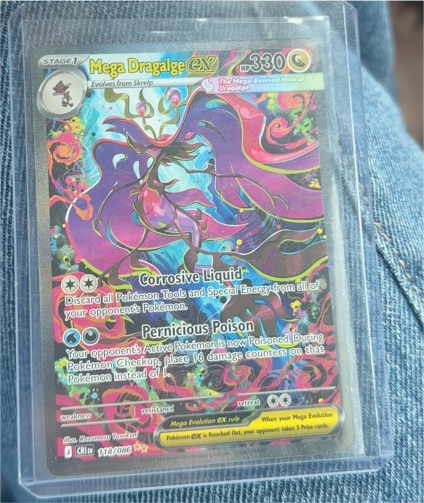 Pokémon TCG Mega Dragalge EX 118/086 Chaos Rising — front