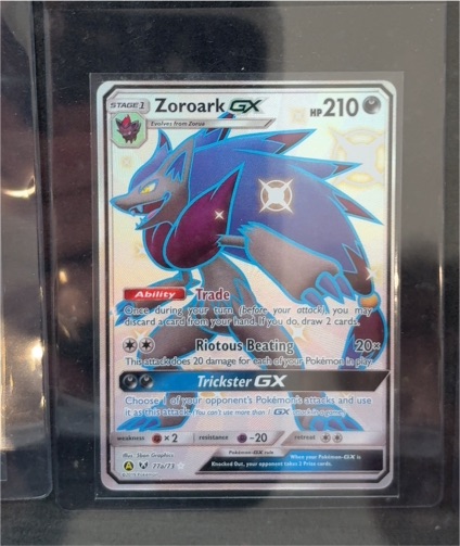2019 Pokémon Shining Legends #77a Zoroark GX — front
