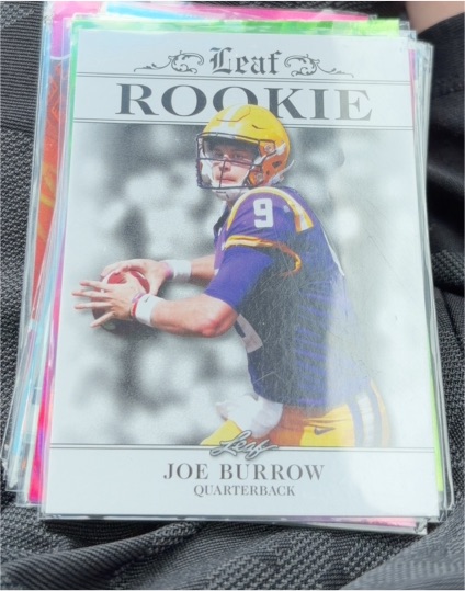2020 Leaf #2 Joe Burrow Rookie — front
