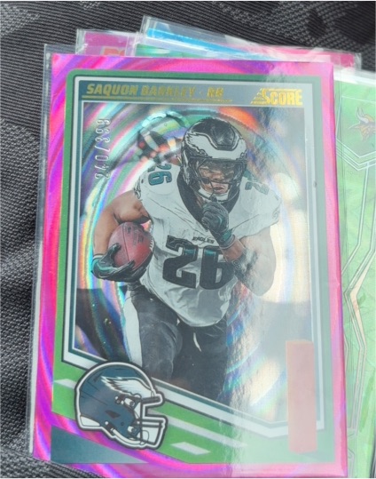 2025 Score #61 Saquon Barkley — front