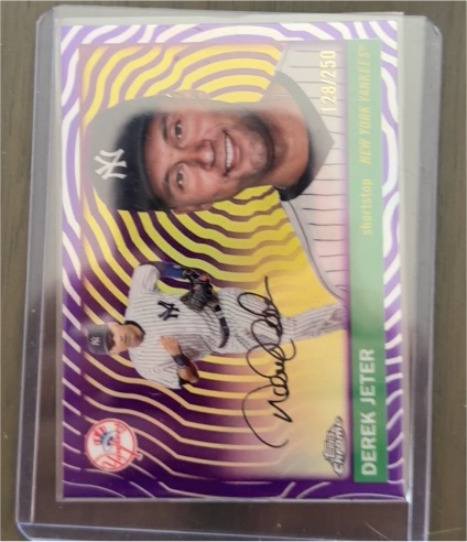 2025 Topps Chrome Platinum #458 Derek Jeter — front