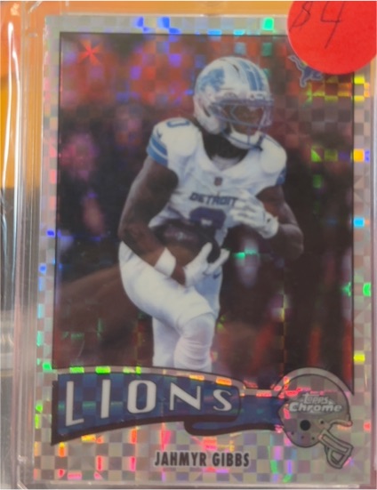 2025 Topps Chrome #1975-12 Jahmyr Gibbs — front