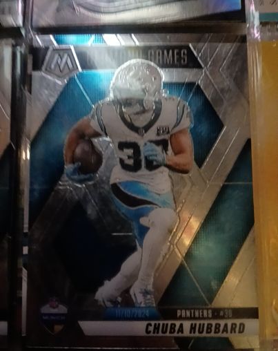 2025 Panini Mosaic #260 Chuba Hubbard — front