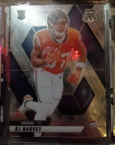 2025 Panini Mosaic #375 RJ Harvey — front