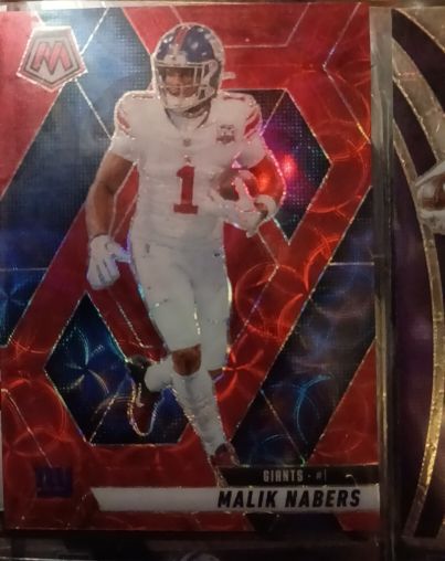 2025 Panini Mosaic #100 Malik Nabers — front