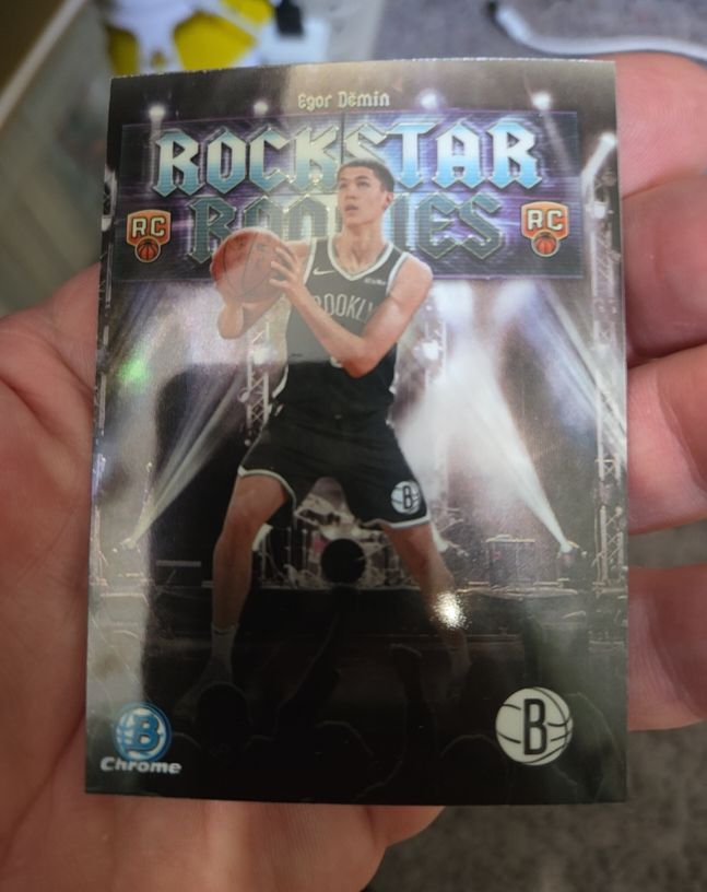 2025-26 Bowman Chrome #RR-8 Egor Demin Rockstar Rookies — front