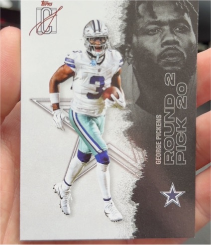 2025 Topps Signature Class #72 George Pickens — front