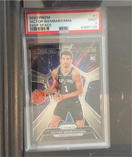 2023 Panini Prizm #1 Victor Wembanyama Deep Space — front