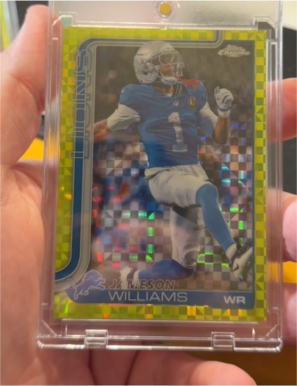 2025 Topps Chrome #97 Jameson Williams — front