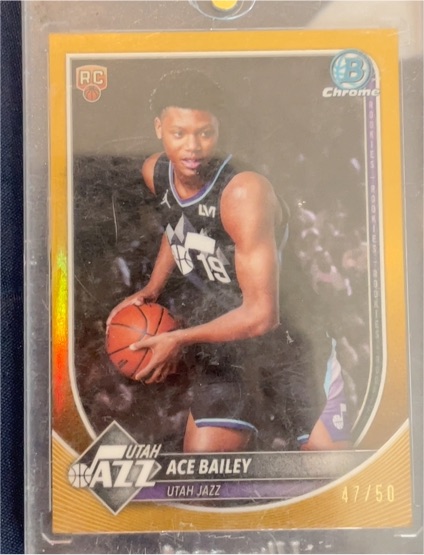 2025 Bowman Chrome #BCV-5 Ace Bailey — front