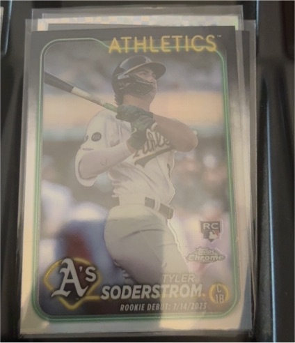 2024 Topps Chrome Update #USC22 Tyler Soderstrom — front