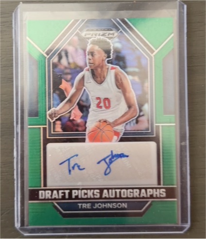 2023 Panini Prizm Draft Picks #DPA-TRE Tre Johnson — front