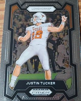 2024 Panini Prizm Draft Picks #7 Justin Tucker — front