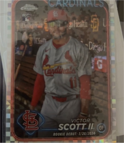 2024 Topps Chrome Update #USC55 Victor Scott II — front