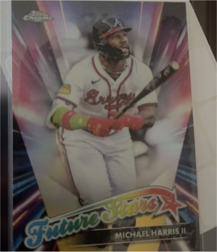 2024 Topps Chrome Update #FSU-6 Michael Harris II Future Stars Atlanta Braves — front