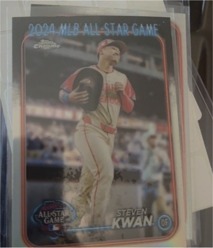 2024 Topps Chrome Update #ASGC-8 Steven Kwan MLB All-Star Game — front