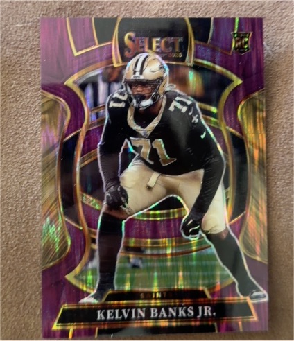 2025 Panini Select #42 Kelvin Banks Jr. — front
