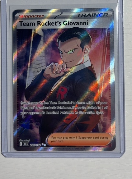2023 Pokémon Sv10: Destined Rivals #225 Team Rocket's Giovanni — front
