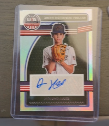2022 Panini USA Baseball Alexander Lasota Auto — front