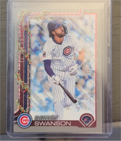 2025 Topps Holiday #H39 Dansby Swanson — front