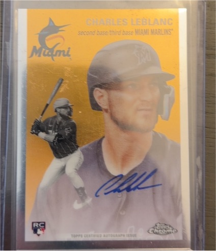 2023 Topps Chrome Platinum Anniversary #CPA-CL Charles LeBlanc — front