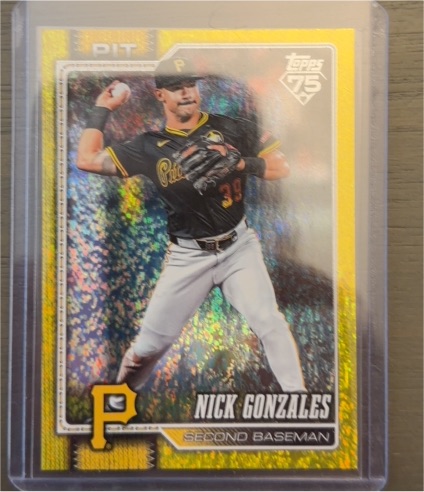 2026 Topps Series 1 #119 Nick Gonzales — front