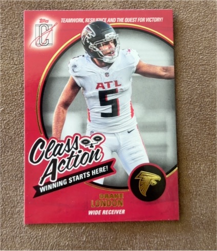 2025 Topps Signature Class Class Action #CA-2 Drake London — front
